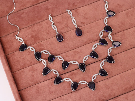 Nasim AD Necklace Set - AJEH Jewellery