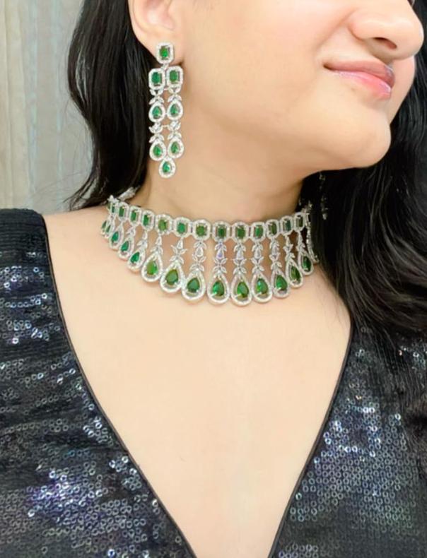 Rasima Ad Necklace Set - AJEH Jewellery