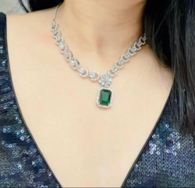 Suad AD Necklace Set - AJEH Jewellery