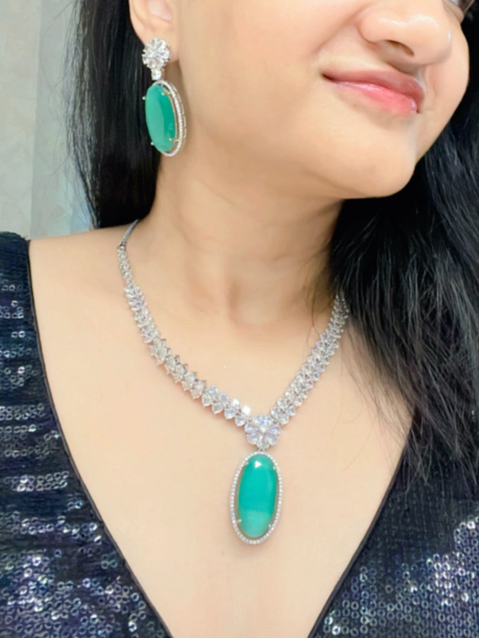 Zahra AD Necklace Set