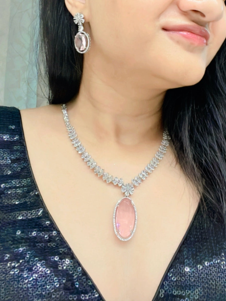 Zahra AD Necklace Set