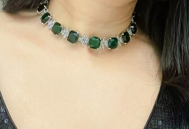 Ashirah AD Necklace Set - AJEH Jewellery