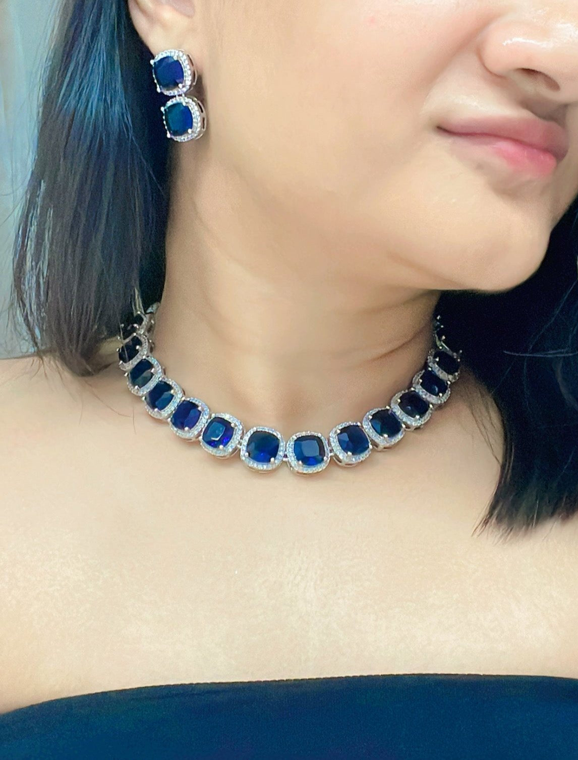 Meher AD Necklace Set - AJEH Jewellery