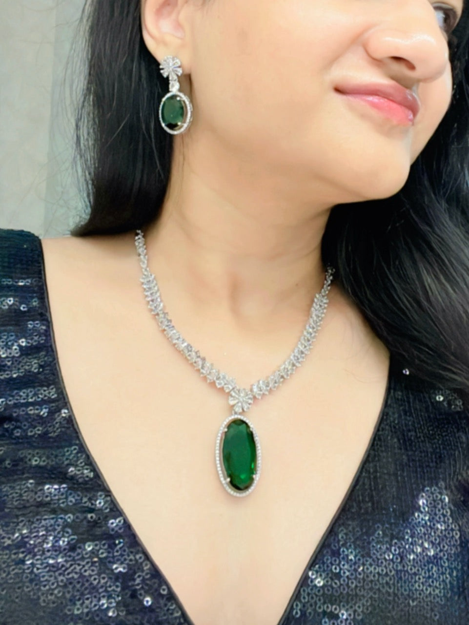 Zahra AD Necklace Set