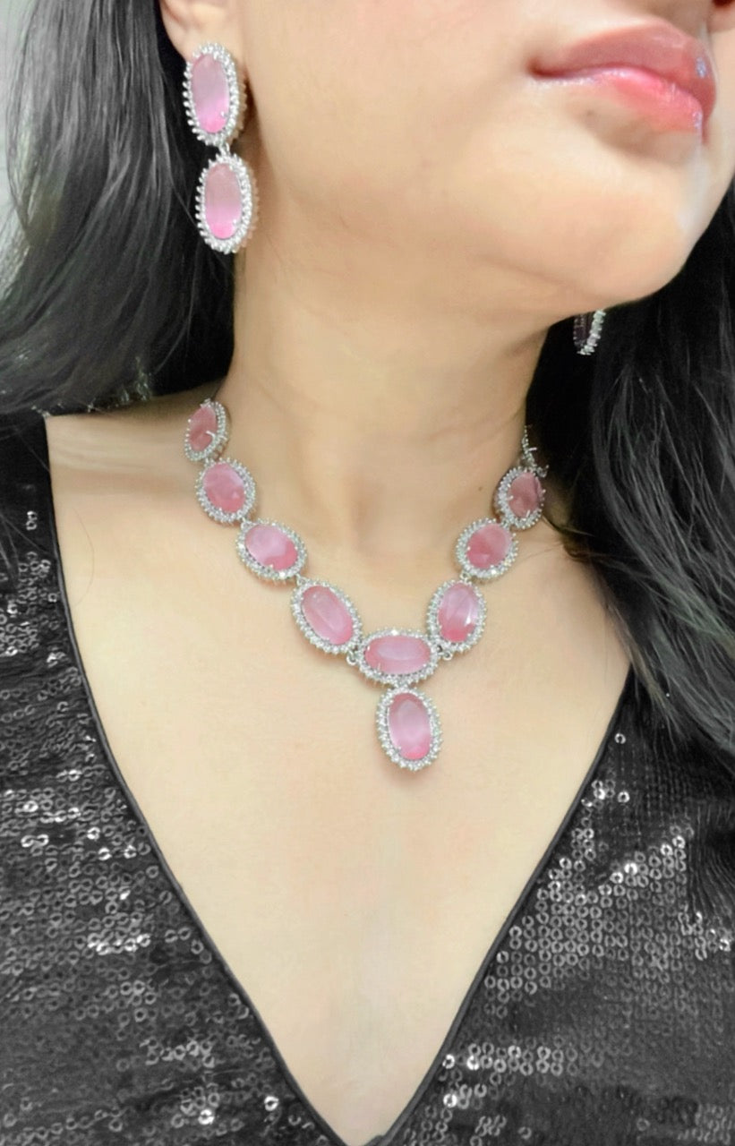 Mirna AD Necklace Set