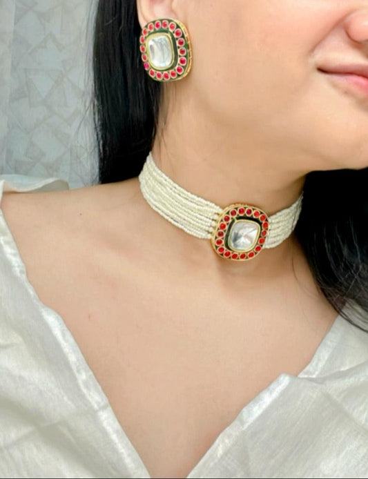 Amalia Kundan Necklace Set