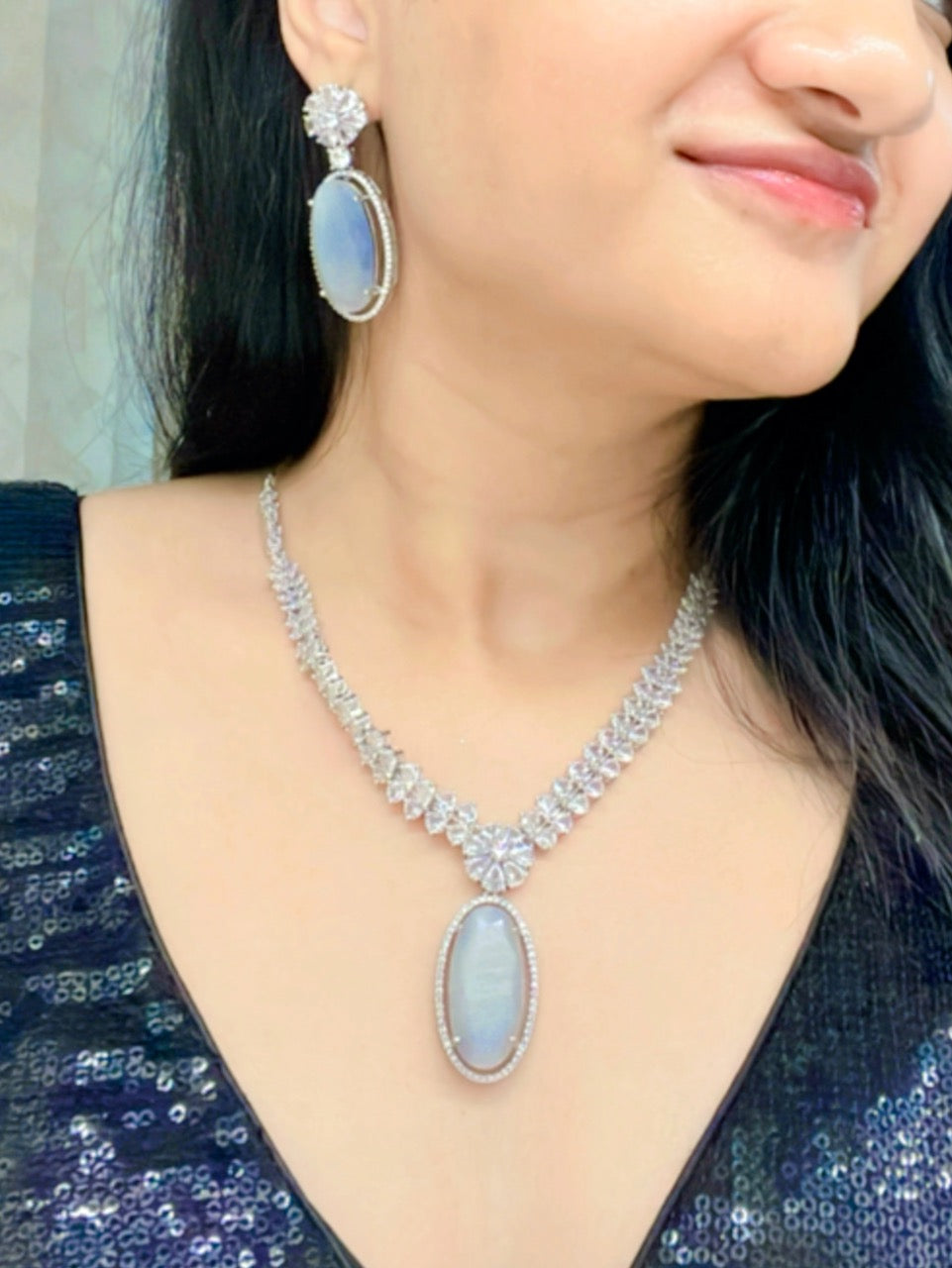Zahra AD Necklace Set