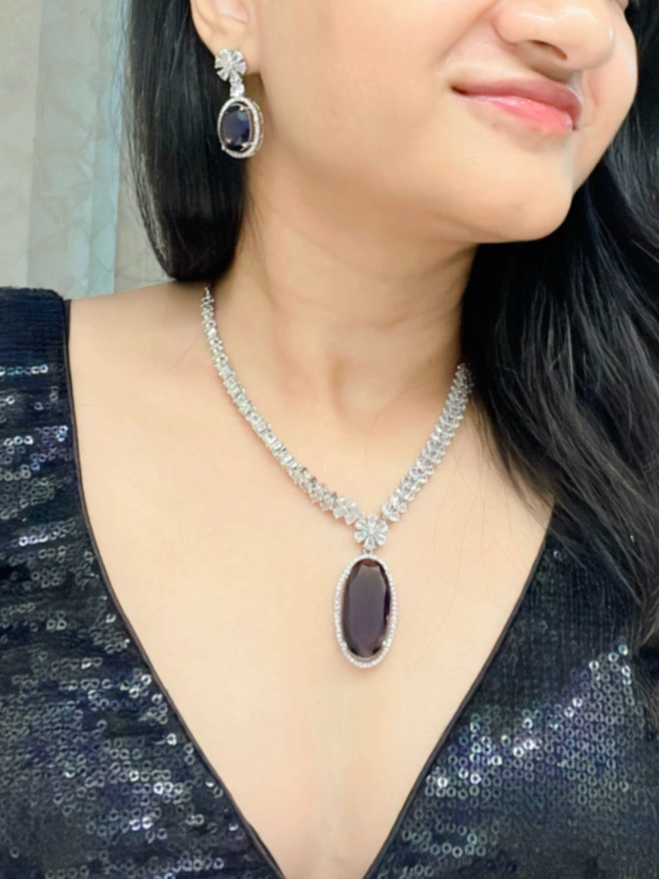 Zahra AD Necklace Set