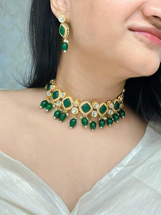 Farhana Kundan Necklace Set