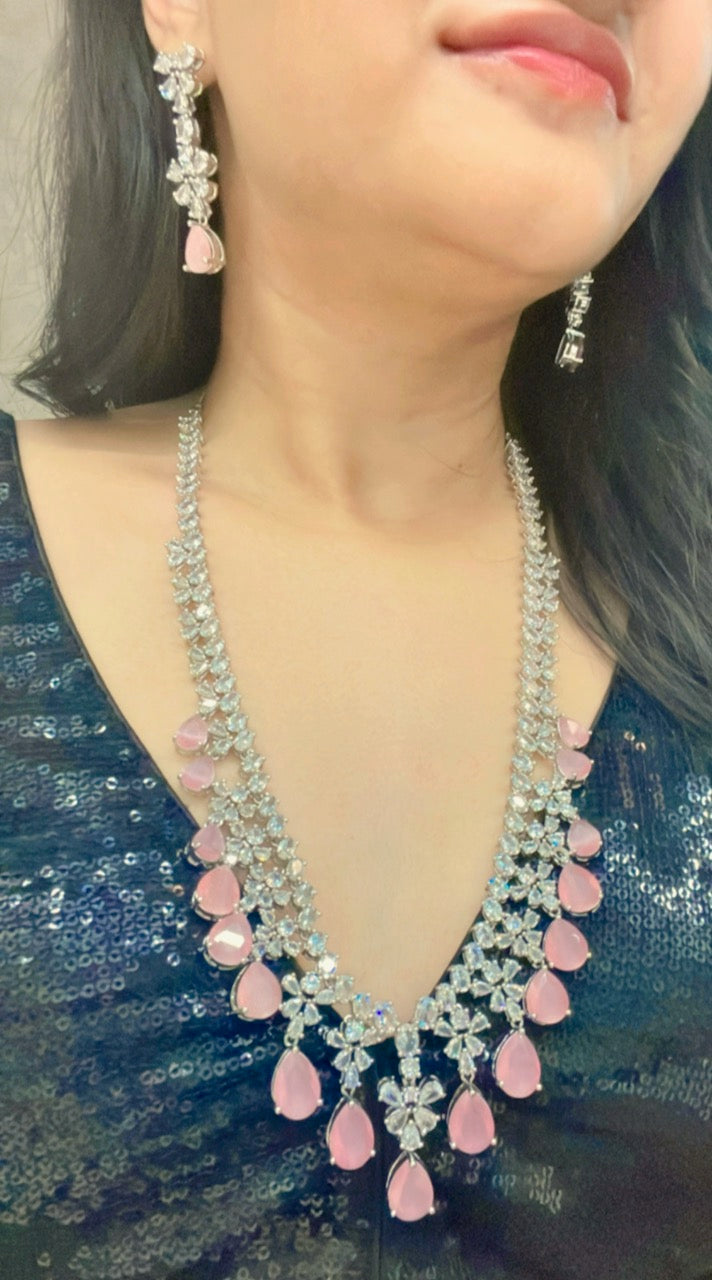 Shahla AD Necklace Set