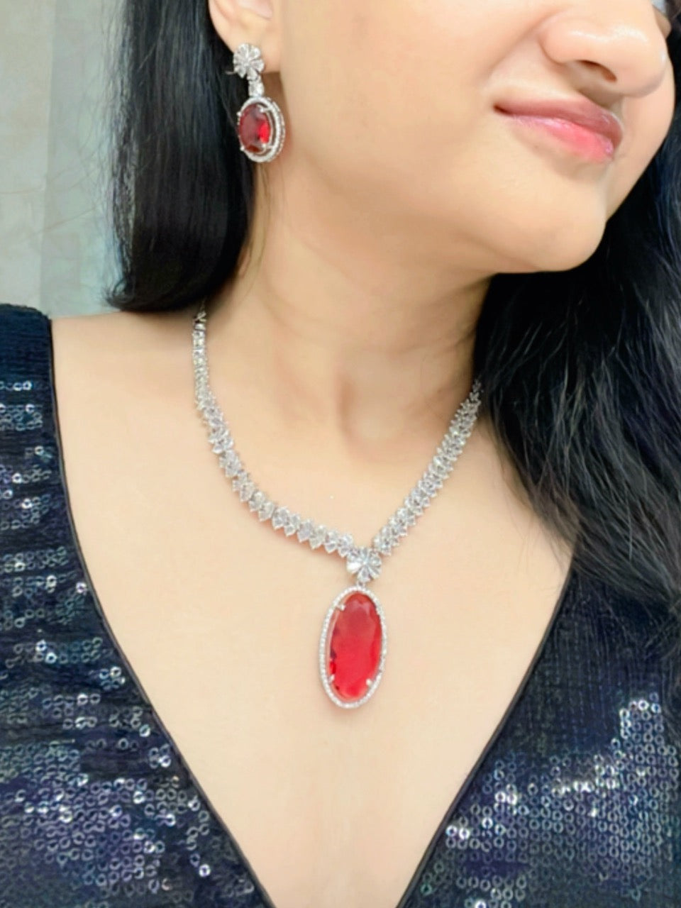 Zahra AD Necklace Set
