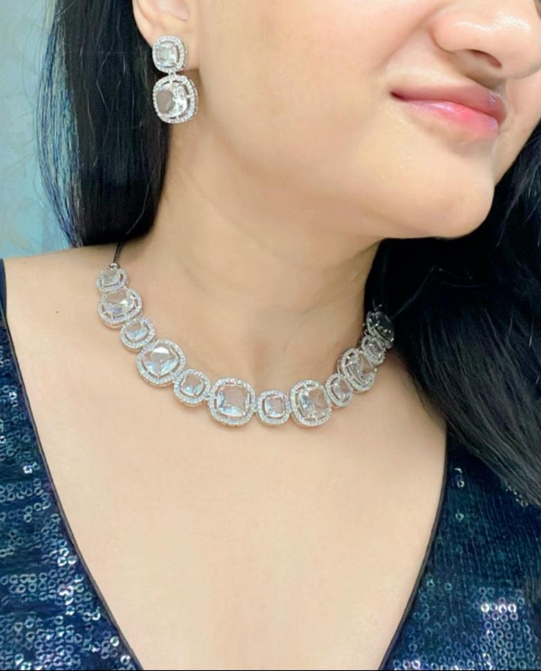 Jawahir AD Necklace Set