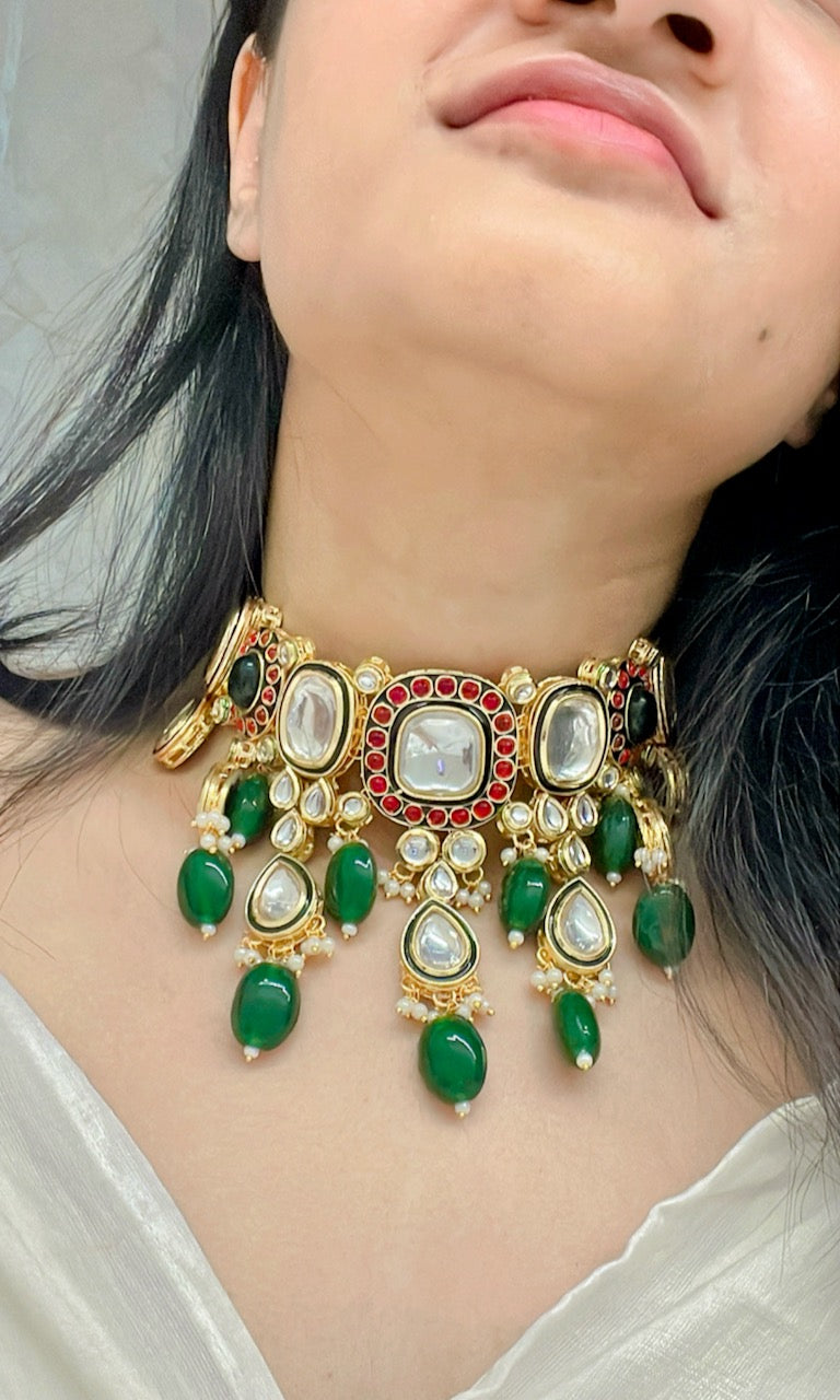 Esma Kundan Necklace Set