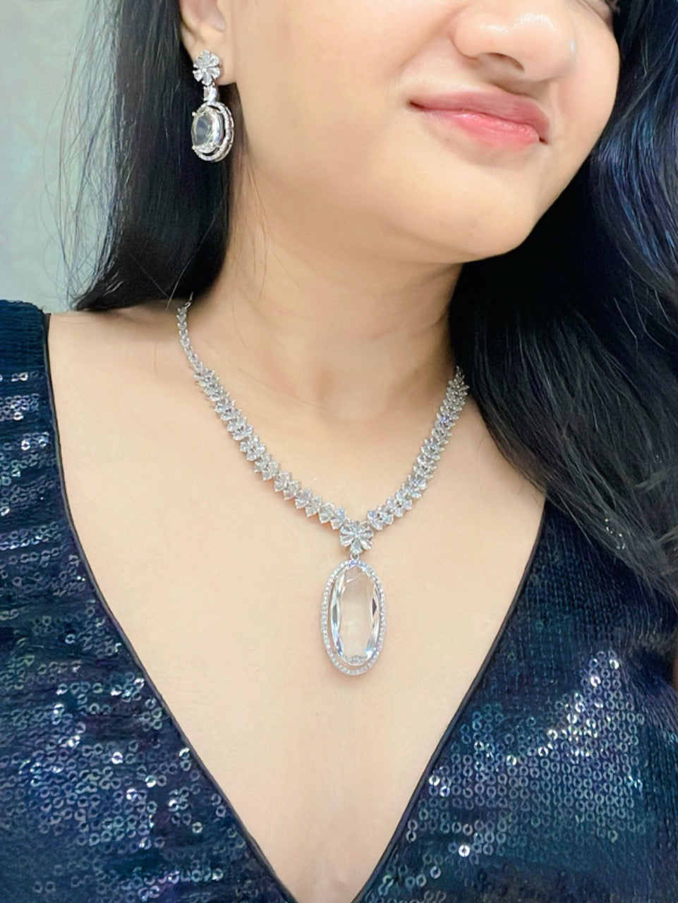 Zahra AD Necklace Set