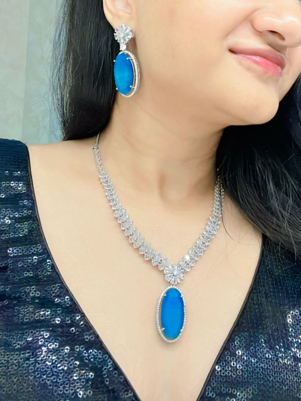 Zahra AD Necklace Set