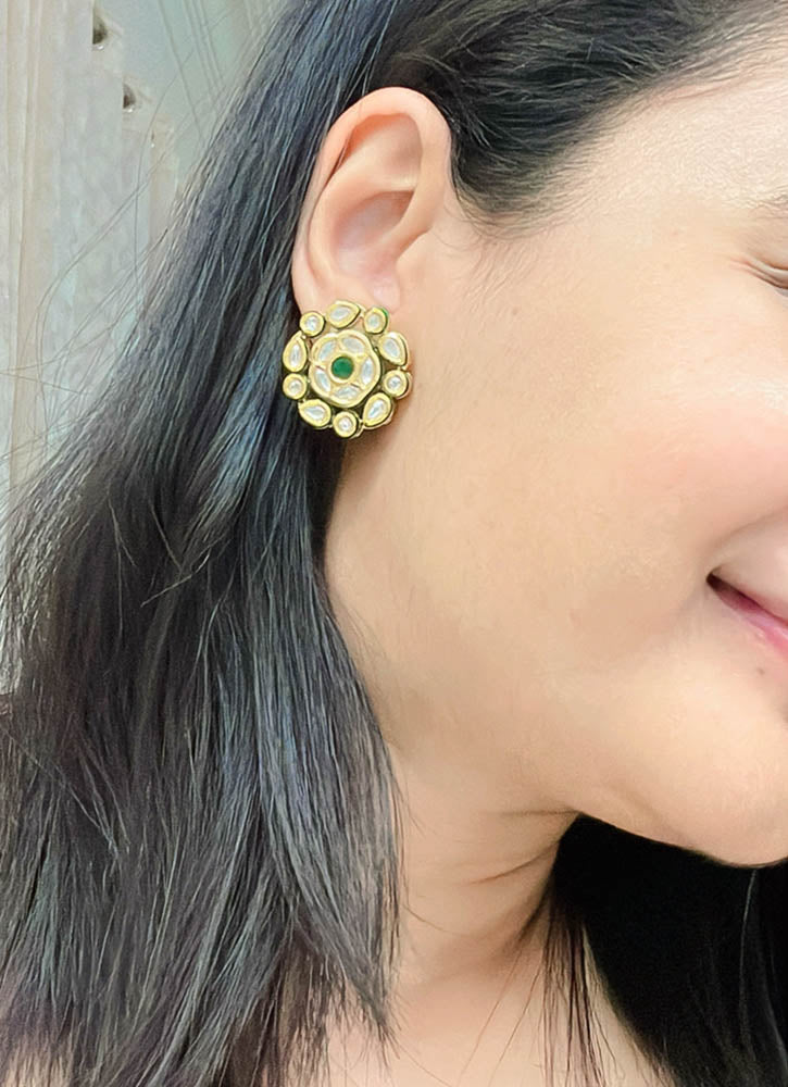 Afruza Kundan Earrings - AJEH Jewellery