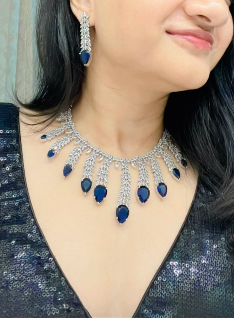 Inbiha AD Necklace Set