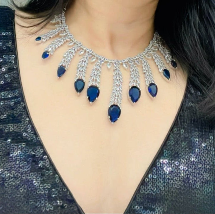 Inbiha AD Necklace Set