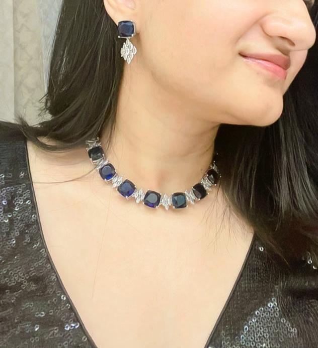 Ashirah AD Necklace Set - AJEH Jewellery