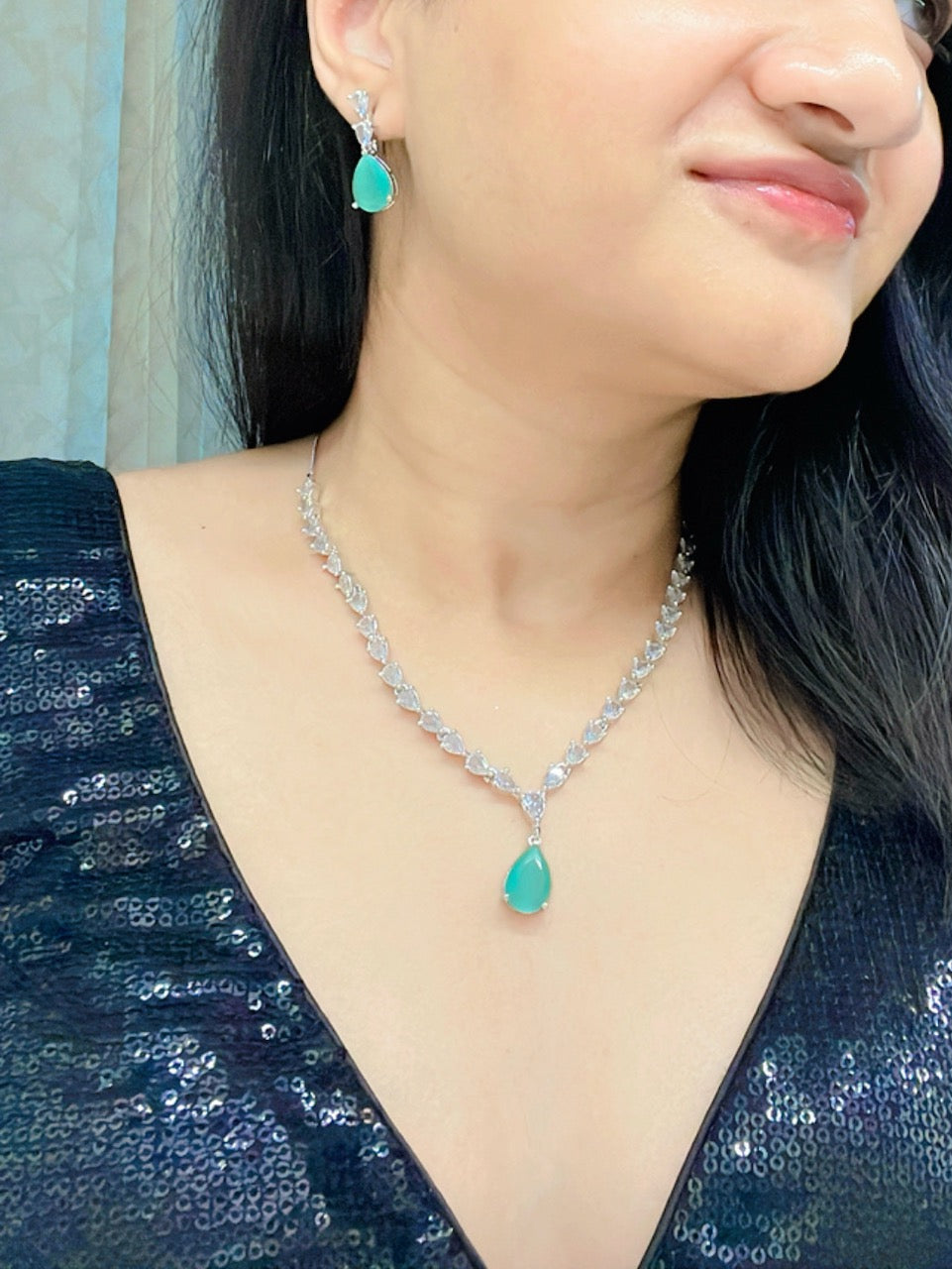 Rubab AD Necklace Set