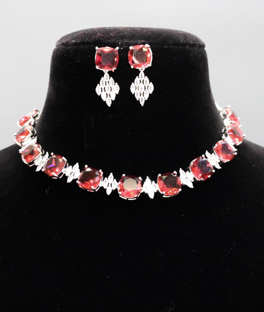 Ashirah AD Necklace Set - AJEH Jewellery