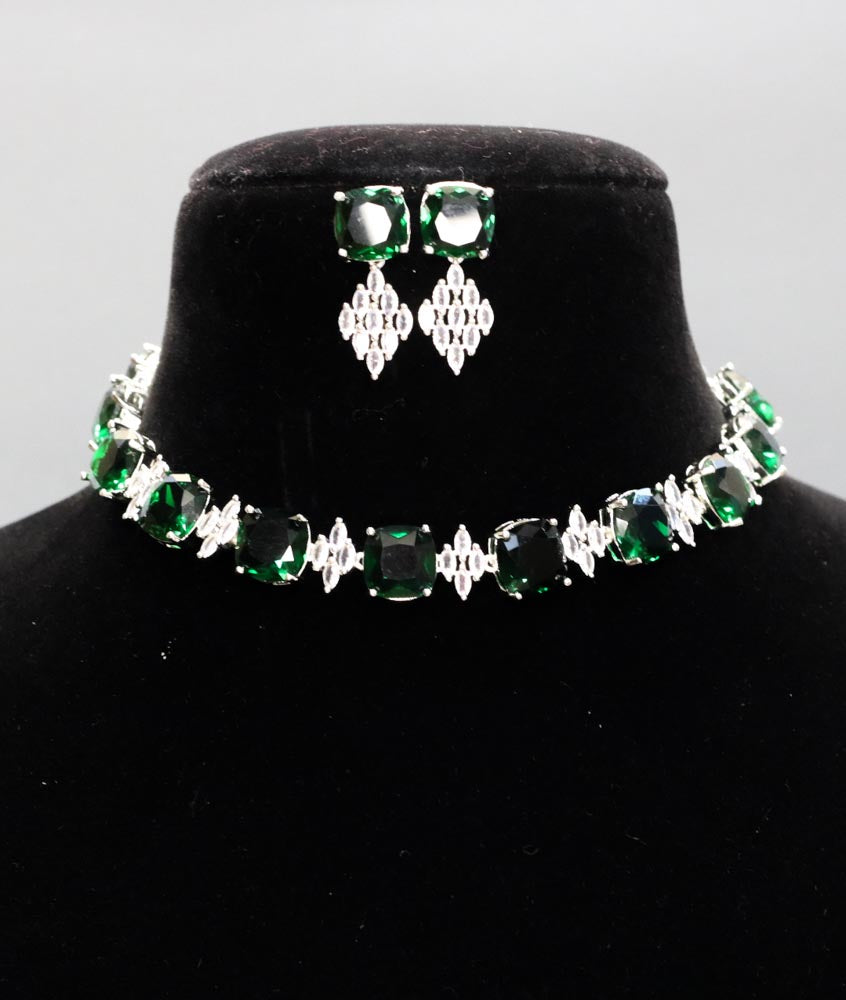 Ashirah AD Necklace Set - AJEH Jewellery
