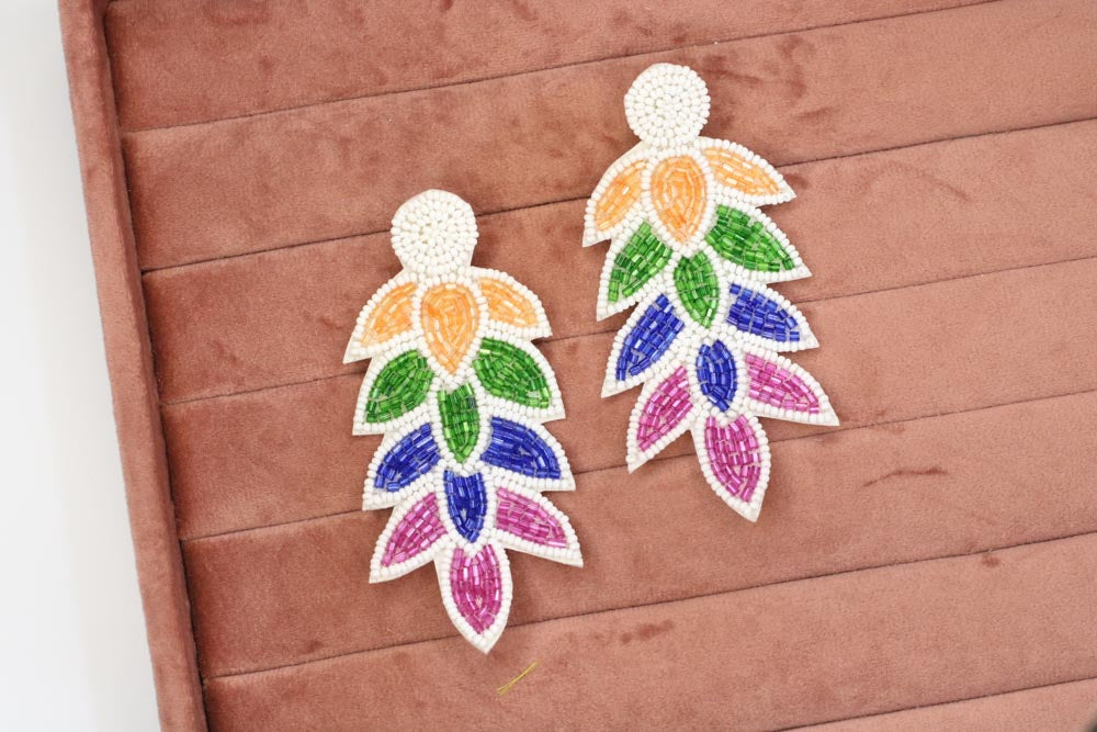 Alaia Handbeaded Earrings - AJEH Jewellery