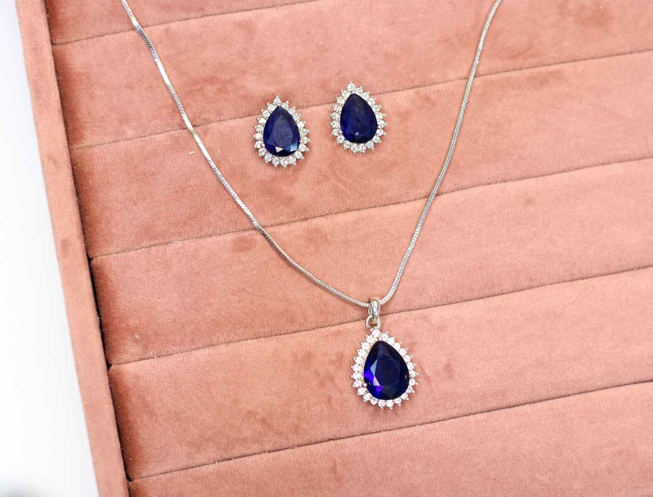 Roya AD Necklace Set - AJEH Jewellery