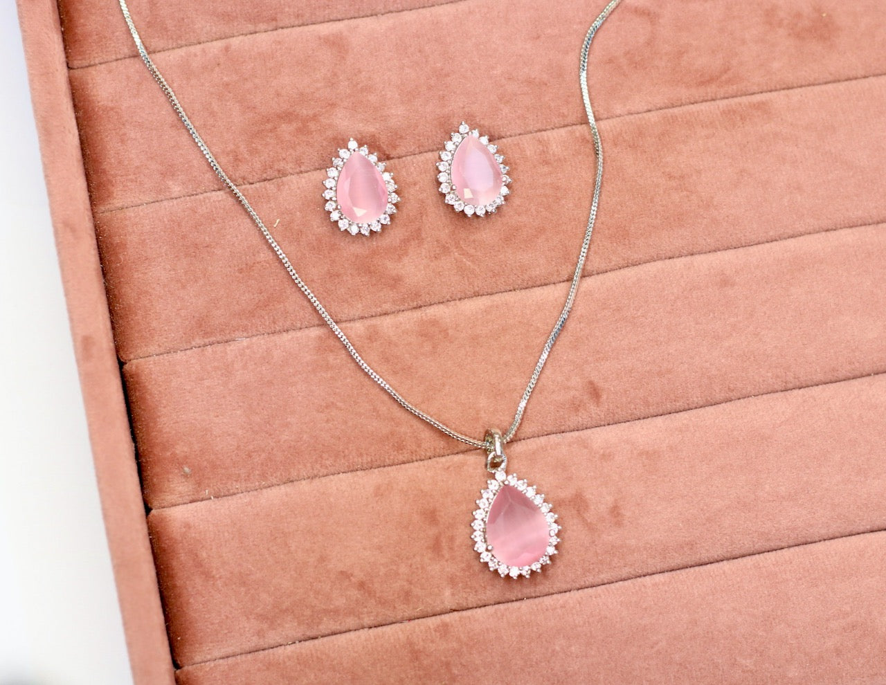 Roya AD Necklace Set - AJEH Jewellery
