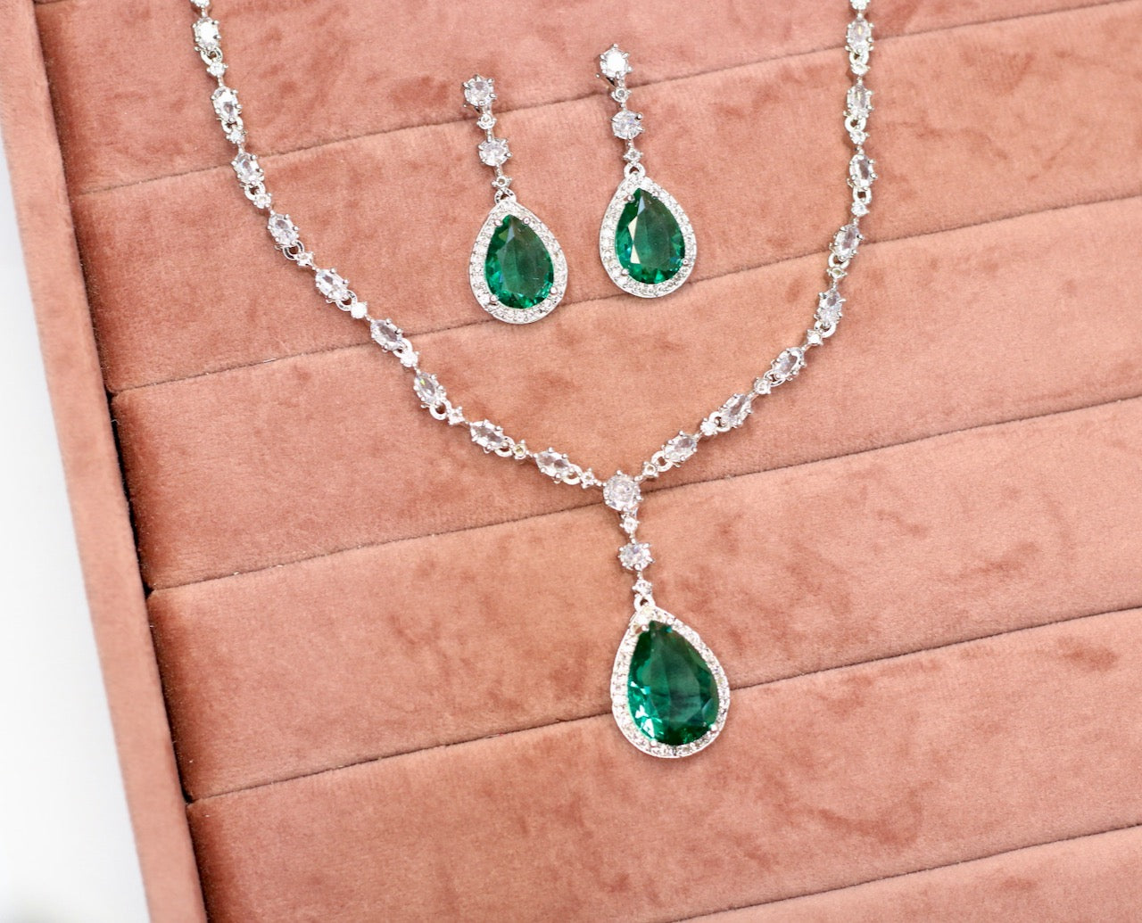 Raisa Ad Necklace Set - AJEH Jewellery