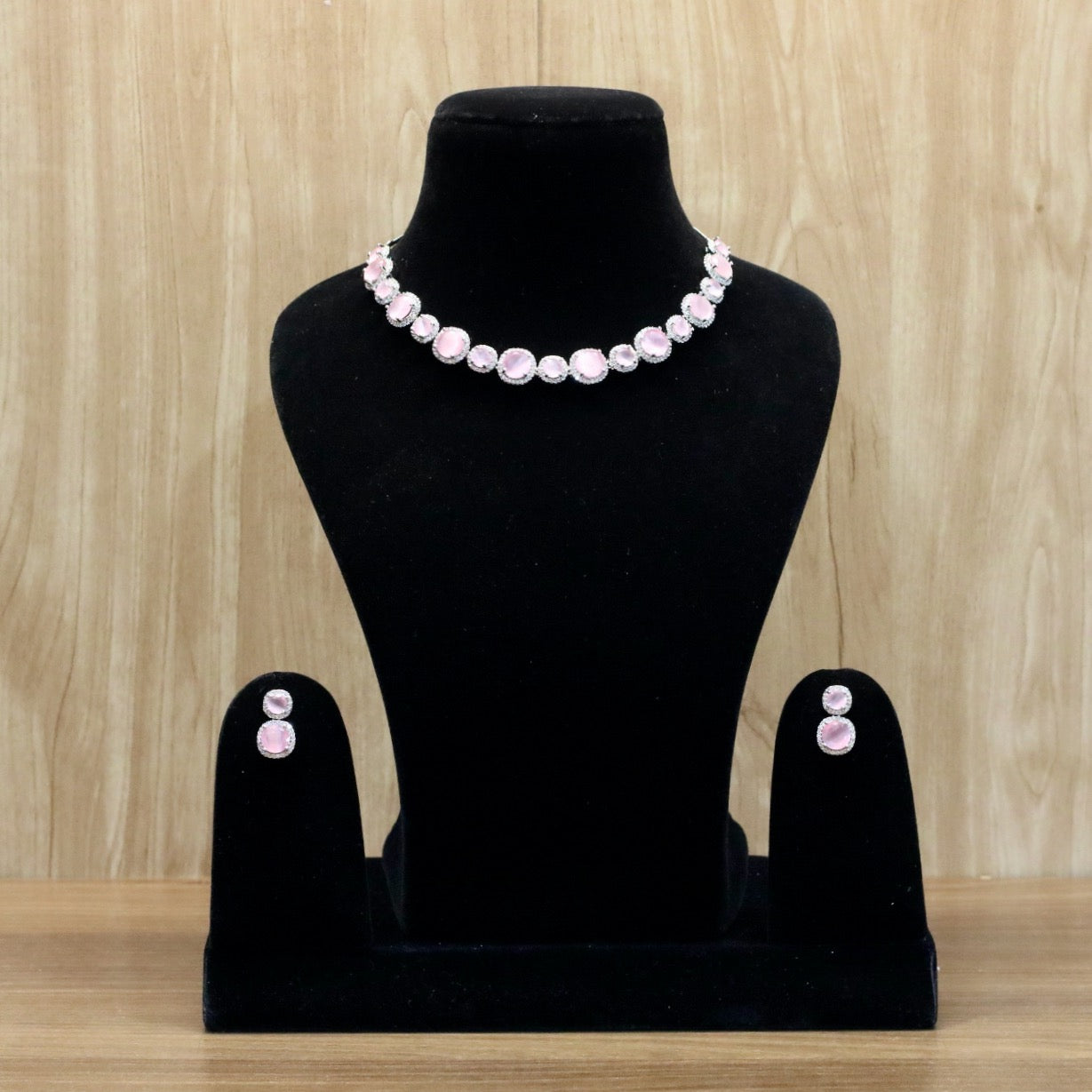 Mumtaz AD Necklace Set - AJEH Jewellery