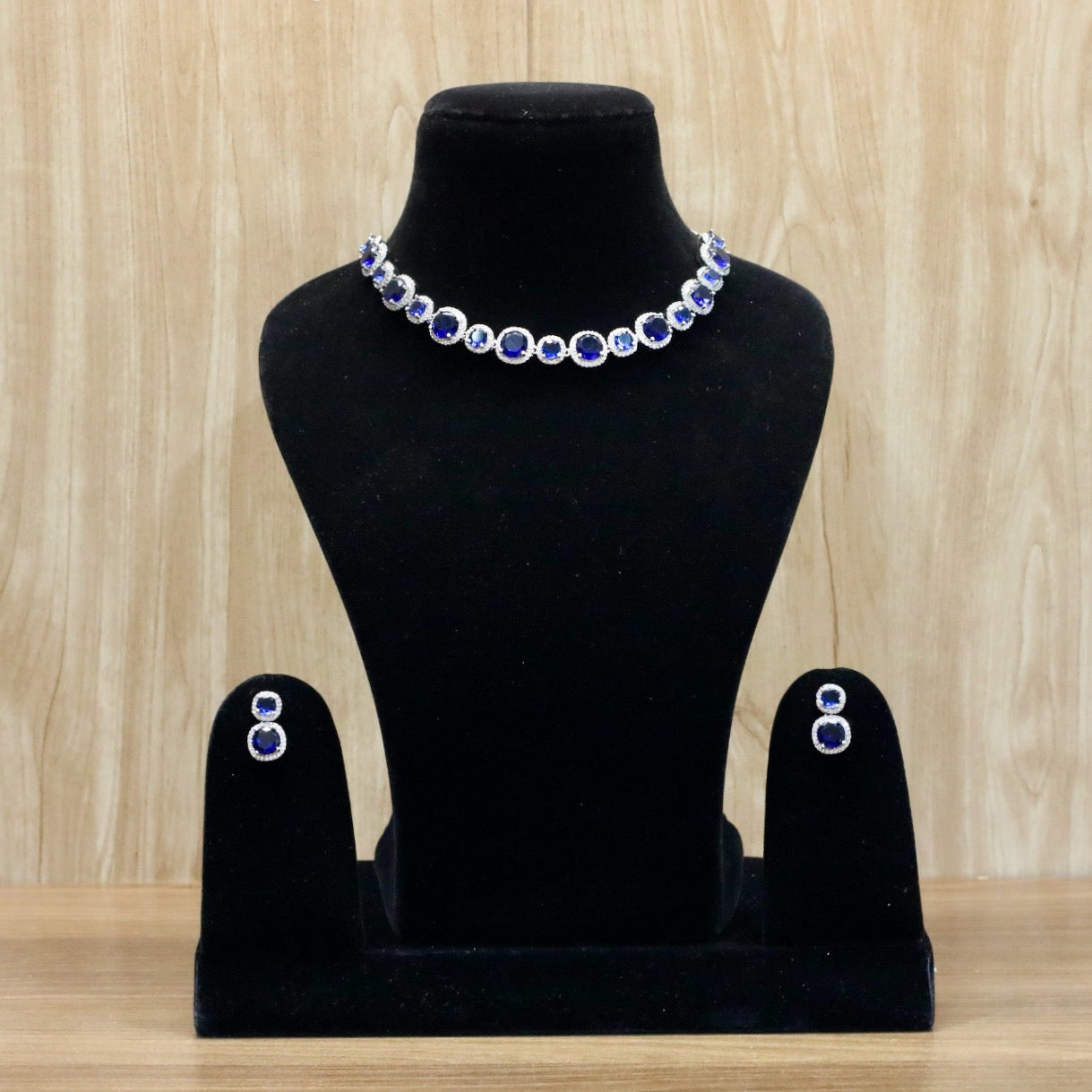 Mumtaz AD Necklace Set - AJEH Jewellery