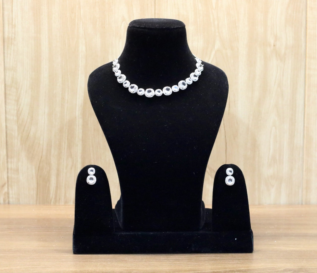 Mumtaz AD Necklace Set - AJEH Jewellery
