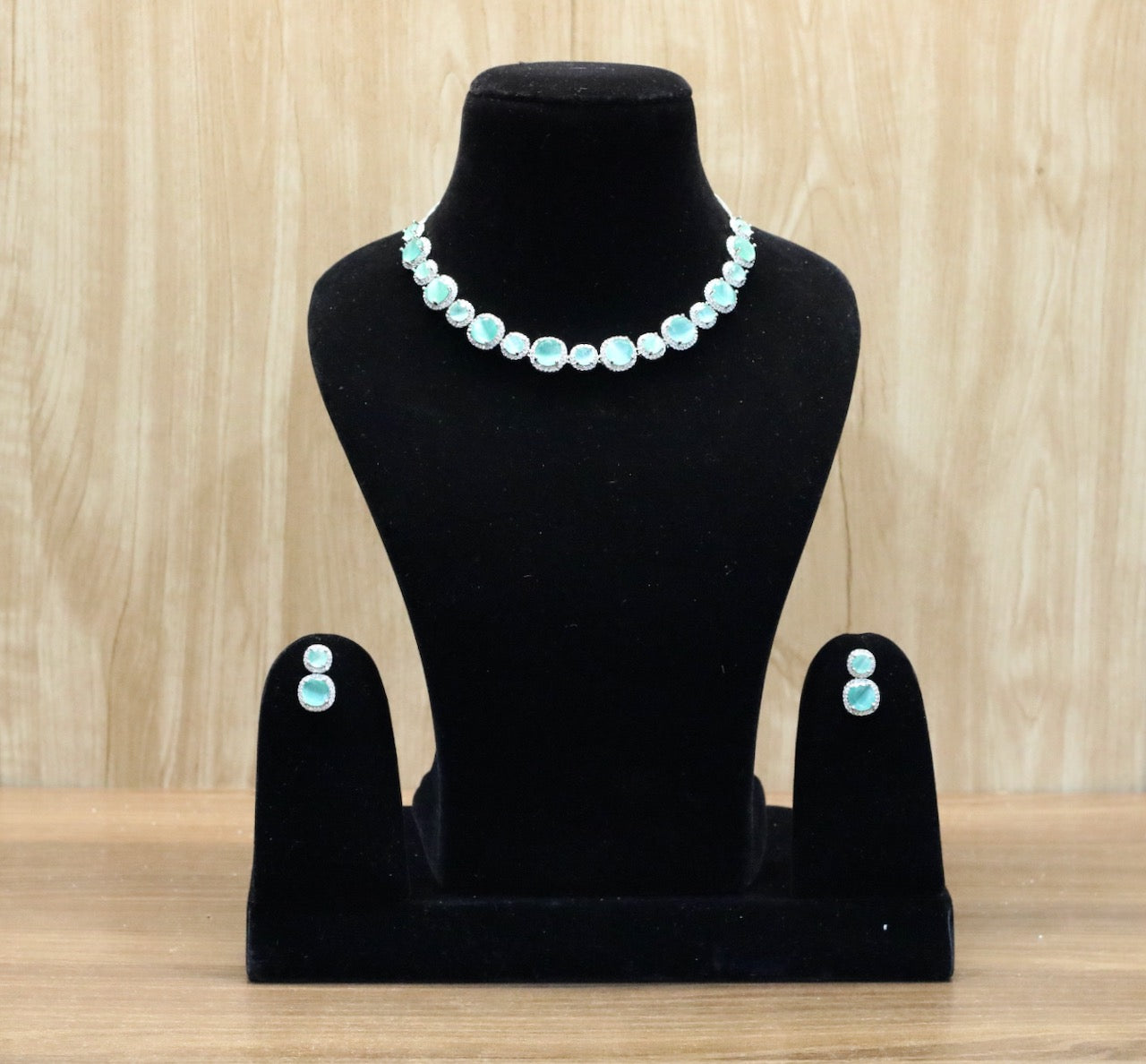 Mumtaz AD Necklace Set - AJEH Jewellery