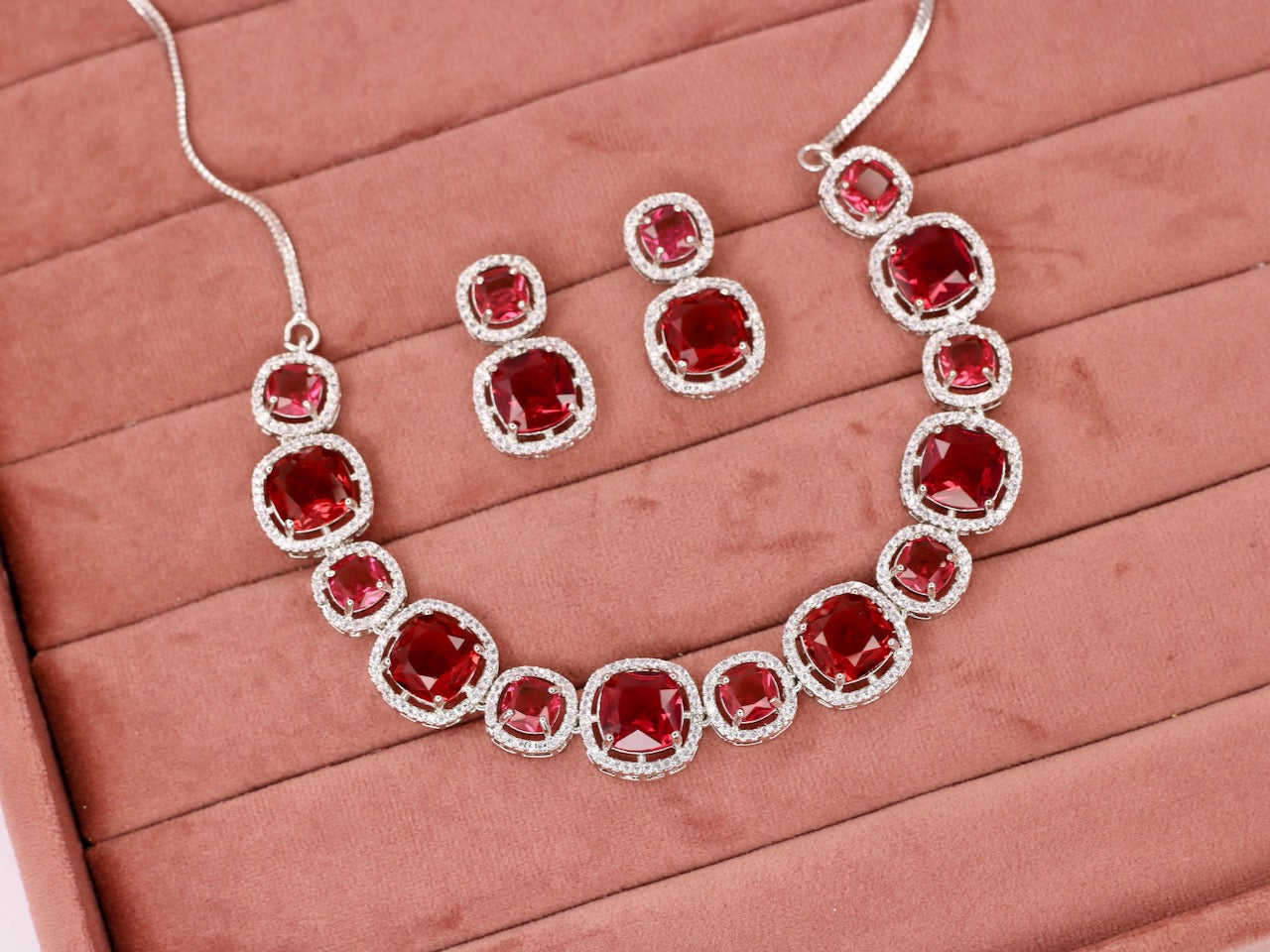 Jawahir AD Necklace Set