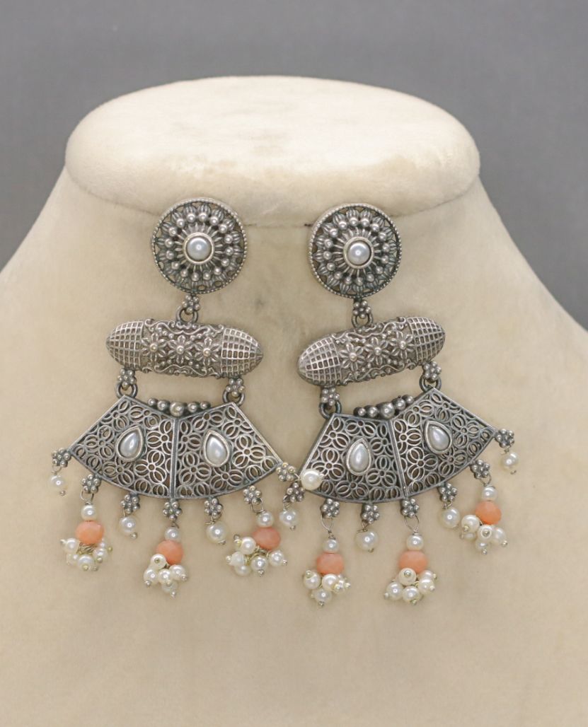 Ujrat Oxidised Earrings - AJEH Jewellery