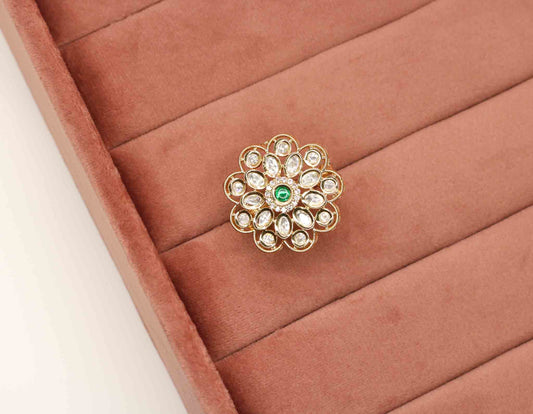 Aatun Kundan Ring - AJEH Jewellery