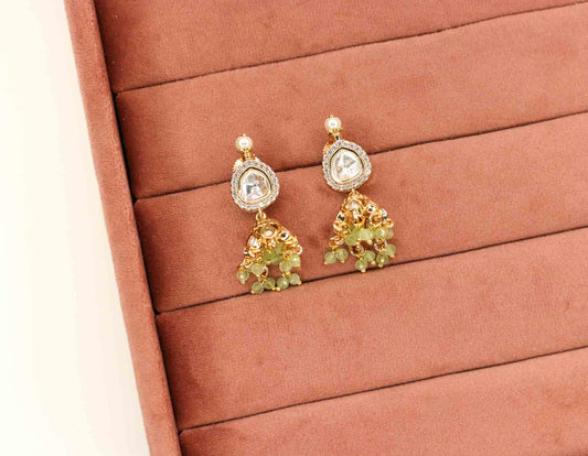 Ahmadi Kundan Earrings - AJEH Jewellery