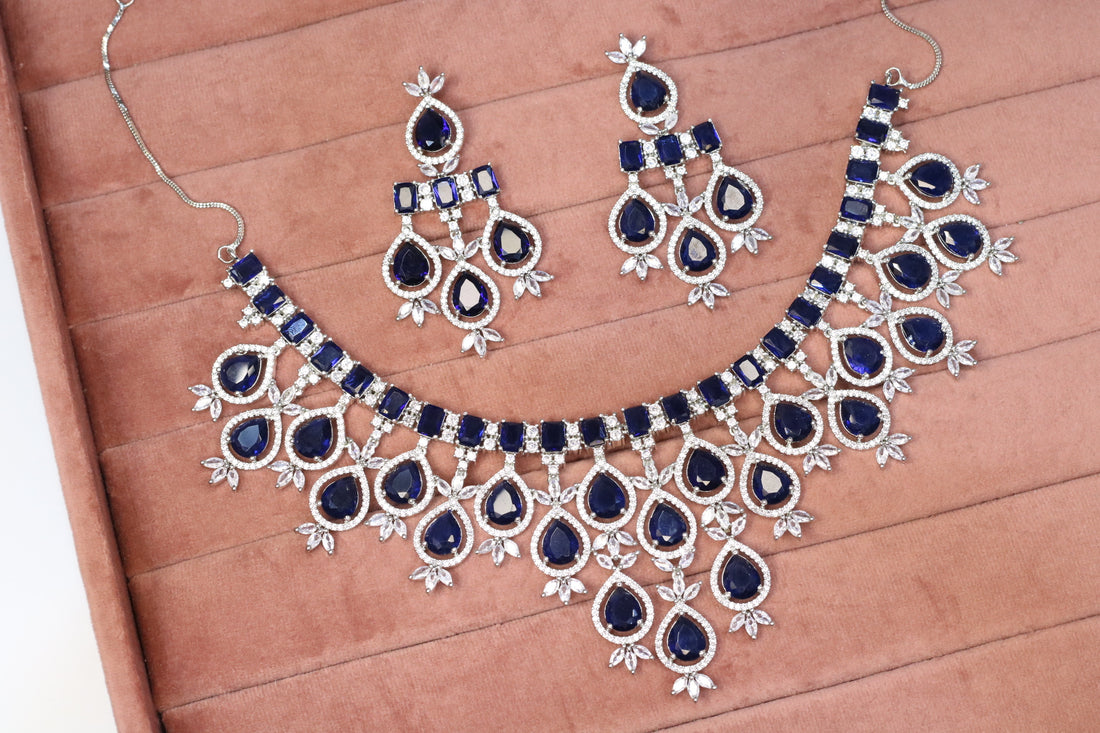 Ridwana AD Necklace Set - AJEH Jewellery