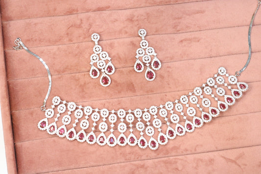 Iman AD Necklace Set - AJEH Jewellery