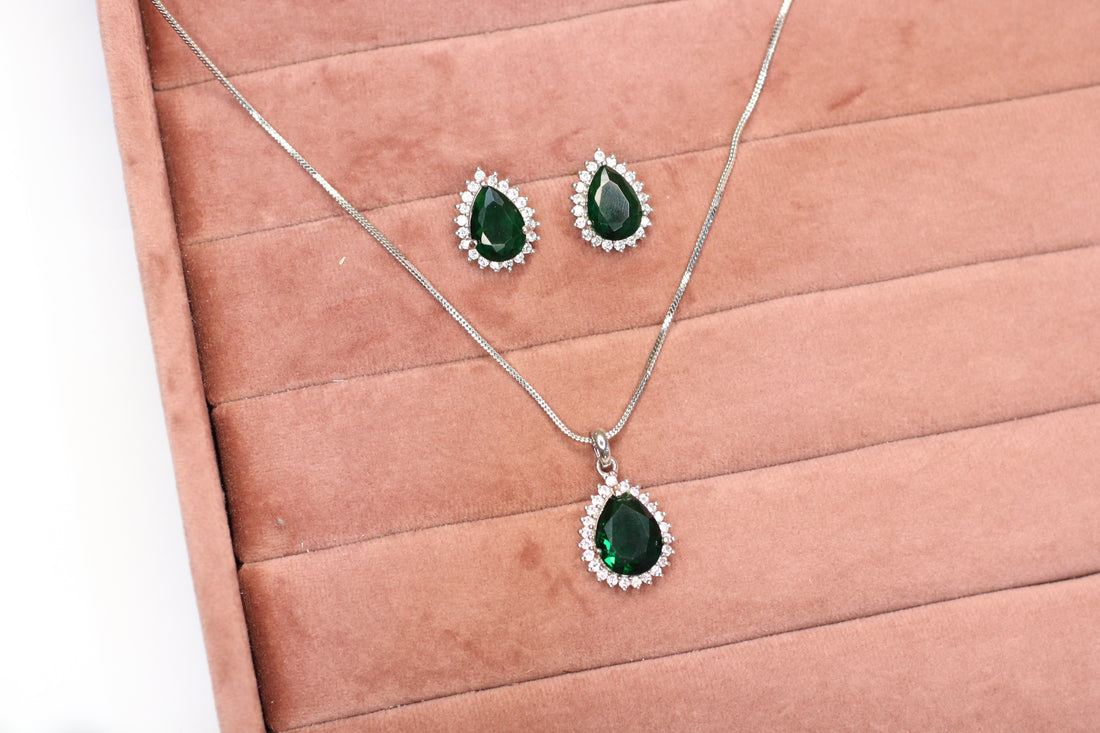 Roya AD Pendant Set - AJEH Jewellery