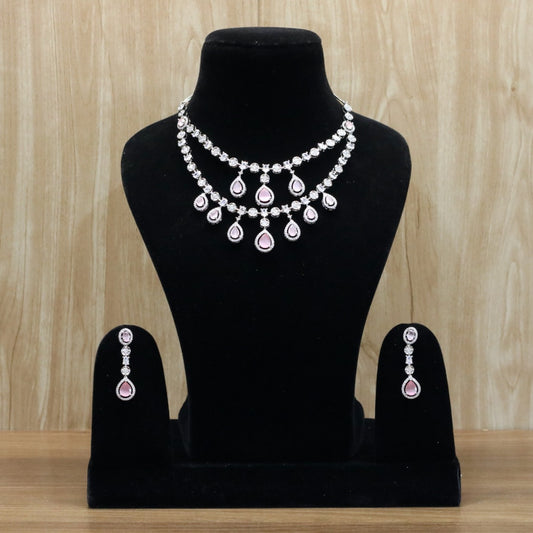 Samira AD Necklace Set - AJEH Jewellery