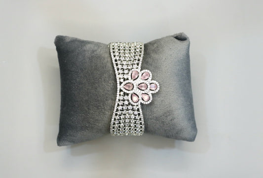 Shafiqa AD Necklace Set - AJEH Jewellery