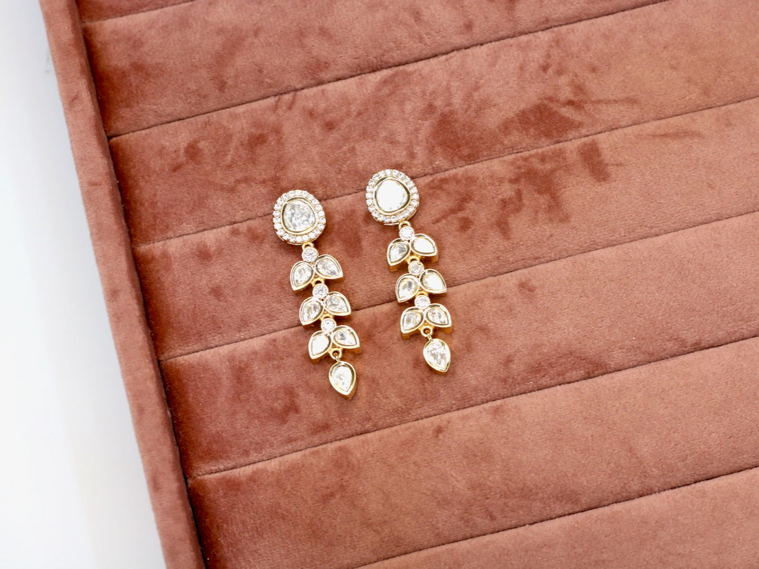 Mahnoor Kundan Earrings - AJEH Jewellery