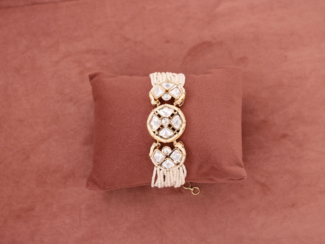 Caria Kundan Bracelet - AJEH Jewellery