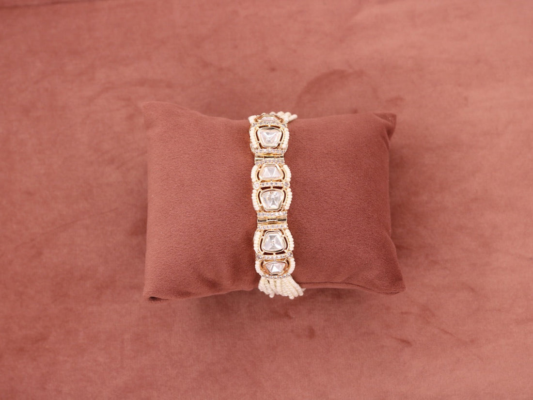 Huma Kundan Bracelet - AJEH jewellery