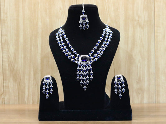 Ismat AD Necklace Set - AJEH jewellery