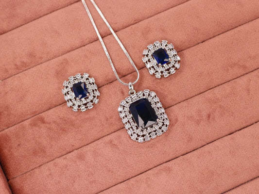 Shahira AD Pendant Set - AJEH Jewellery