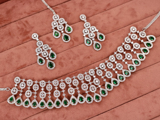 Iman AD Necklace Set - AJEH Jewellery