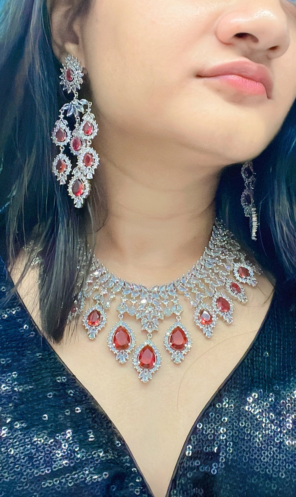 Buy Premium AD Necklace Sets Online Best Price